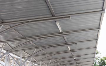 installing Llys Y Fran metal roofing